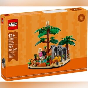LEGO African Savanna Diorama Building Set 40784